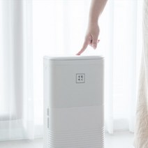 생활백서 원터치 휴지통 / 16L 이중덮개 음식물 기저귀 위생용품 냄새차단 쓰레기통, 원터치 휴지통+리필봉투1EA