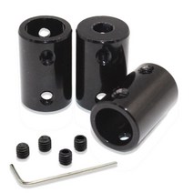 샤프트 커플링 기어 커플링 1pcs 6mm10mm12mm 알루미늄 합금 리지드 커플 링 모터 변속기 부품 용 리지드 커플러 모터 커넥터 16x25mm, 12mm-12mm