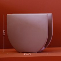 FREELIFE 예쁜 도자기꽃병 북유럽 창의 DN-995, 미디엄 퍼플 556-1