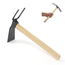 DG 곡괭이 곡갱이 두발 괭이 약초 텃밭 농기구 C형, 1개