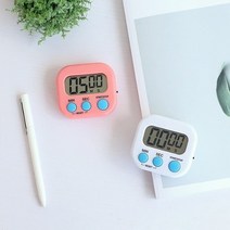 헬스 주방요리 타이머 빅버튼 수능시험 오프매장식당, 화이트