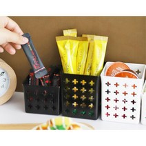 거실용 홈카페용 사탕용 미니수납함 머리끈용 정리습관 화장대용 단추용 문구류용, 스몰 블랙, 스몰 블랙