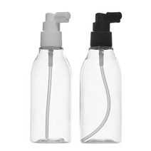 허브스프레이 헤어 스프레이용기 검정 흰색캡 20~500ml, 200ml, 투명용기(F) 흰색캡, 1개