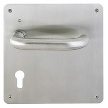 호페 모티스락 FLAT DESIGN BACKPLATE E138Z 355FL F69 수입 모티스손잡이 방문손잡이 문손잡이 중문 안방 통로, 열쇠타입, 42~50mm