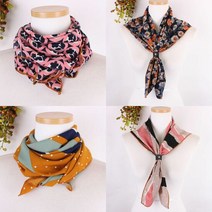 은창)가죽버클 나염 스카프