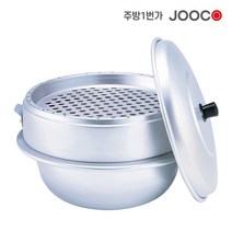주방1번가 주코(JOOCO) 1인 양은만두기 만두찜기 만두기 찜기 찜솥 물솥 가정용 업소용, 뚜껑 (250mm)