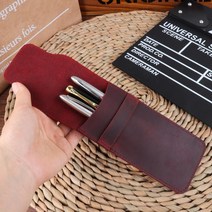 [N2Y] 빈티지 가죽 펜홀더 케이스 수제 보관 레트로 파우치 #999EA, 쿠팡 블루 스몰 UK00880, 쿠팡 본상품선택