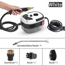 업소용 스팀청소기 무선스팀청소기 고압스팀청소기 고압스팀기 2500w 상업용 자동차 다기능 청소 기계 에어컨 홈 주방 후드 110v-240v, 하얀, 220v, 유럽 ​​연합