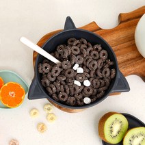 BPA FREE 과일 요거트 디저트 채널앤쥬 시리얼볼, 스타일:상어|색상:민트