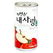 웅진 내사랑사과 180ml 30캔 과일맛 캔음료 미니캔