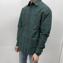 콘피아르 세미오버핏 타탄체크 카라셔츠 TC6101 [M(95)~4XL(120)]
