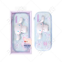 크로스 보더 다용도 학생 문구함 귀여운 캐릭터 아동 필통, 블루