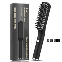 다운펌기계 남자옆머리누르기 옆머리누르기 다운펌 헤어 스트레이트 브러시 빠른 가열 빗 450 ℉ 전기 수염, 01 Black_02 EU