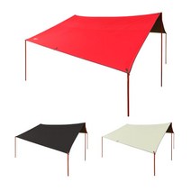 [캠핑ABC]렉타 타프, 블랙