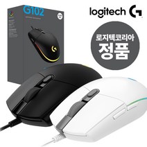 로지텍 G102 2세대 LIGHTSYNC 게이밍마우스 정품박스 D, 블랙