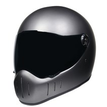 톰슨 모토 rcycle 헬멧 전체 얼굴 casco 빈티지 헬기 레트로 capacete 드 motocicleta DOT, [03] XL, 16 6c