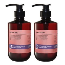 모레모 카페인바이옴 쿨링 탈모 샴푸 지성용 라임허브향, 2개, 500ml