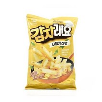 올가 간식 우리밀 감자래요 더블치즈맛 (50g) 탕비실 회사 어린이 성인 캠핑 차박 홈파티 영화 선물, 8개