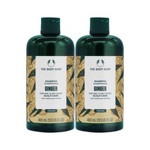 더바디샵 진저 스켈프 케어 샴푸 400ml 2개, 1세트