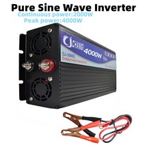 인버터 컨버터 순수 사인파 가정용 자동차 전력 변환기 태양 에너지 DC 12V 24V 48V 60V 에서 AC 110V 220V 50HZ 60HZ 2000W 3000W 4000W, 4000W+24V+Universal 230v 60hz