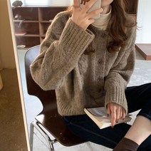 연두색가디건 꽃자수 보석단추 빅카라 크롭 부클 초록색 하늘색 연보라 민트색 스웨터 니트