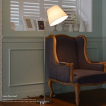 지인스 심플 모던 장스탠드 거실 침실 조명, LED전구색(노란빛)