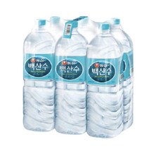 백산수 2리터 6병, 2L, 6개