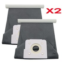 진공 청소기 가방 hepa 필터 먼지 봉투 클리너 가방 lg v-743rh v-2800rh v-2800rb v-2800ry new washable, 2개