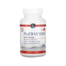 노르딕 내추럴스 오메가3 ProDHA 1000mg 60정 소프트젤 딸기맛 EPA