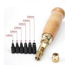 세트 치즐 외 외 자동 벨트 교체 가능한 음소거 로타리 펀처 시계 구멍 나사 드릴 팁 다이, 1.5mm-4mm, 1.5mm-4mm