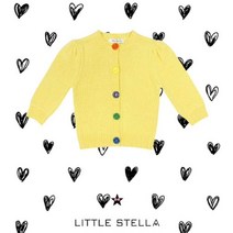 [리틀스텔라] (FSNWCGK901M) 퍼프소매 멀티버튼 니트 가디건