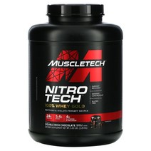 [해외] 머슬텍 니트로테크 Muscle Tech Nitro 100% 유청골드 2파운드 5파운드, 쿠키와크림