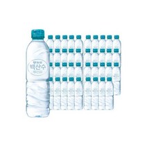 국내정품 농심 백산수 1L 12개 19812, 농심 무라벨 백산수 500ml 40개