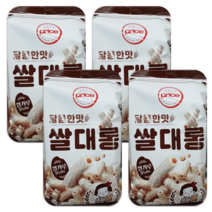 쌀대롱 140g x 4개 쌀가루함유 추억의 옛날과자 사무실탕비실스낵 회의실간식, 1개