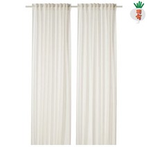 이케아 커튼 반투명 뒤토그 한쌍 화이트 145x250cm 커텐 창문 거실 가림막 가리개 방한 방풍 홈데코