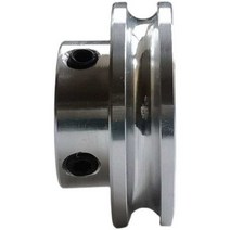 벨트풀리 모터 V벨트풀리 소형 룰러 강구 그루브 휠, R2 외경 50mm 내경 5mm, 1개