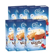 화이트윙스 바닐라 케이크 믹스 510g White Wings Vanilla Cake Mix, 6팩