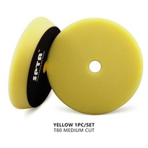 무선폴리셔 광택기 자동차 SPTA 3, 5.1 Yellow Medium Cut - 6 Inch