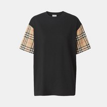 Burberry [명품]여성 버버리 22FW 빈티지 체크 슬리브 티셔츠 8043057 A1189