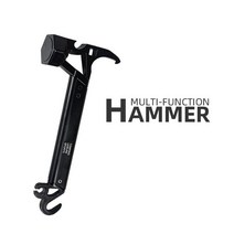 아이보리텐트 감성 야외 파라솔 타프 그늘막 텐트 더블 헤드 디자인 캠핑 해머 스테인레스 스틸 그라운드 페그 손톱 다기능 도구, [01] Grey