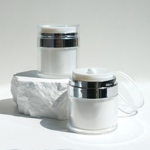 기초크림 깔끔 소분 펌핑용기 50ml 1+1, 단품