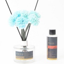 레이나퍼퓸 폼데이지블루 투명 플라워디퓨저 150mlx2, 화이트머스크/청포도