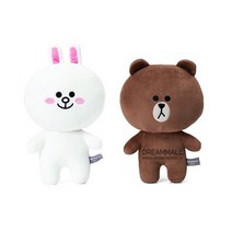 라인프렌즈 스탠딩-22cm 1개, 브라운