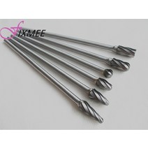 효율 텅스텐 카바이드 알루미늄 컷 로터리 버 버 6mm 샤프트 세트 전동 공구 드릴 비트 150mm 길이, [05] D, 5D