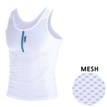 [엠씨엔스포츠] 남성용 리베로 KMESH 민소매 이너웨어, SIZE:M