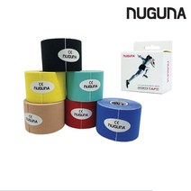 누구나 스포츠 테이프 키네시올로지 근육 테이핑 5M (색상랜덤) X 3롤, 1개