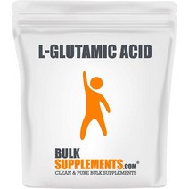 미국직구 Bulksupplements L-글루탐산 파우더 아미노산 미용제 글루타민 파우더 (500g), 수량, 상세참조