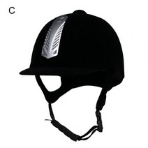 헬멧 조절 가능한 승마 캡 경마장 unisex 통기성 승마 말 경마장, xl c