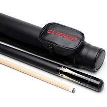 독일직구 당구 큐대 개인큐 당구용품 케이스 13mm/11이 있는 CUPPA 큐 배트.5 mm / 10.5mm 팁 크기 옵션, colour black, 13mm