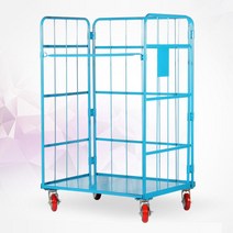 짐운반 롤테이너 인테이너 바스켓카트 소형 상하차 접이식철대차, 롤테이너(소형)